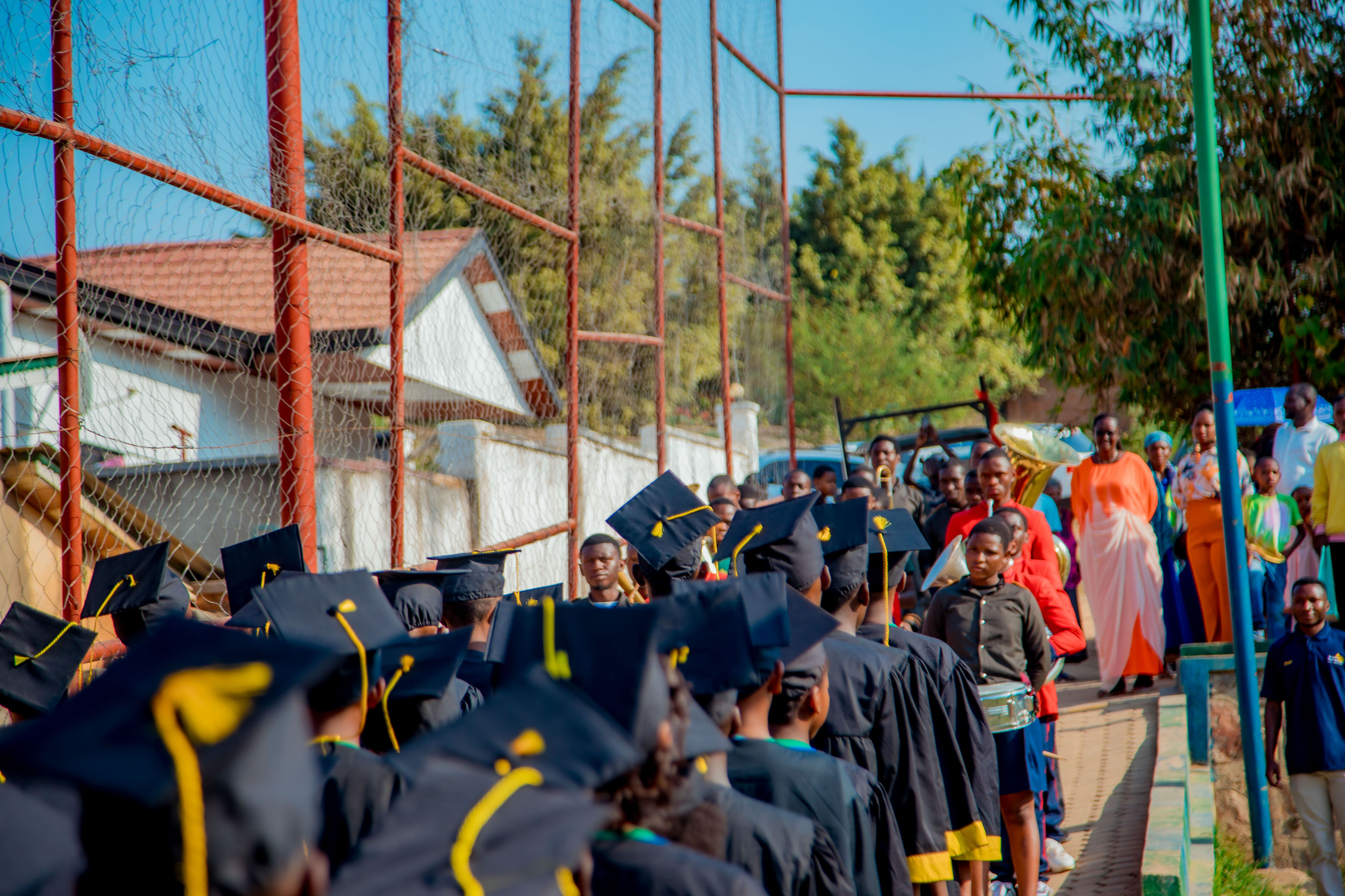 Brass Band Performance at Babies Pram School Graduation Ceremony